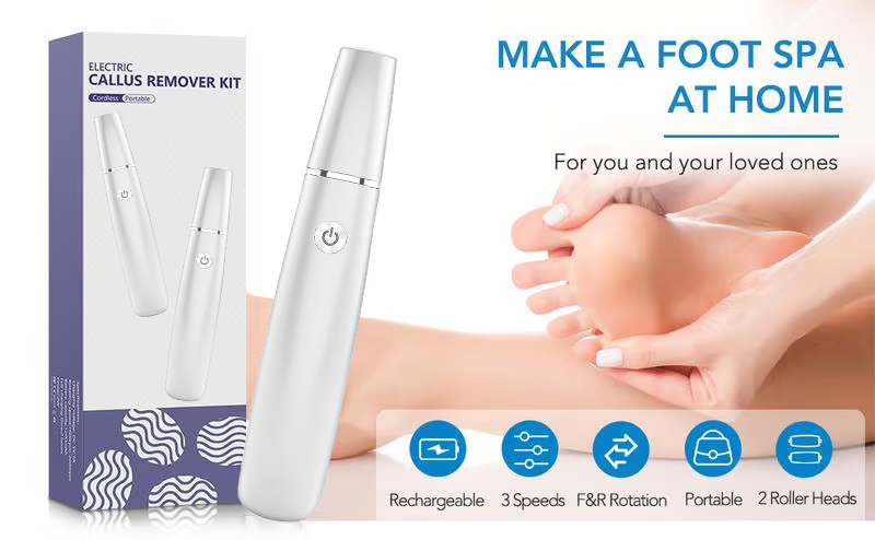 Electric callus remover wand product view