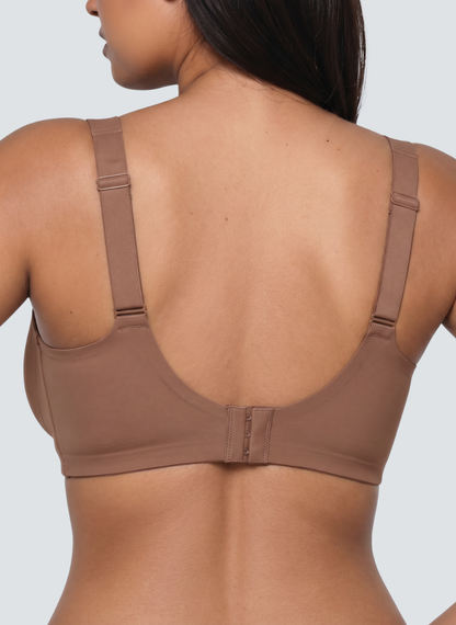 Scalloped V neck wireless bra, additional view