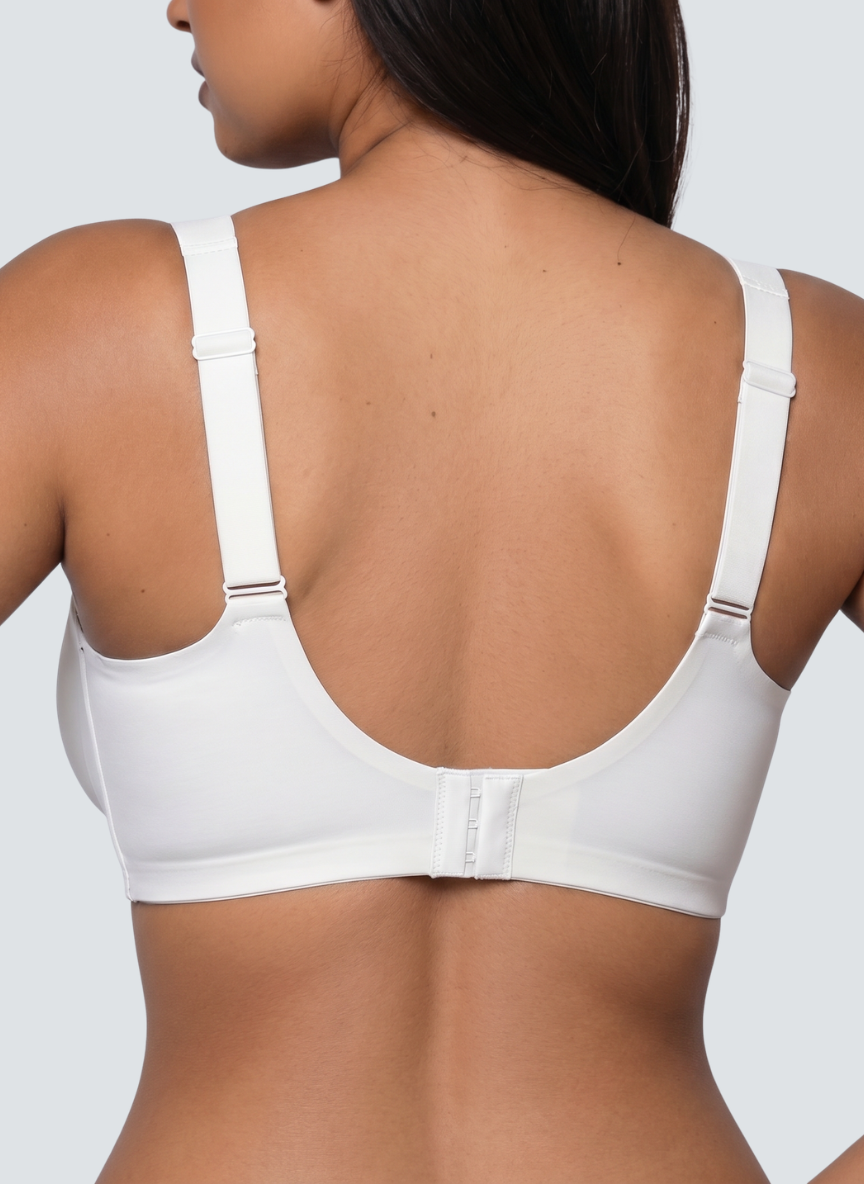 Scalloped V neck wireless bra, additional view