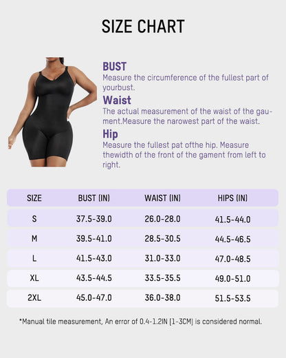 Shapewear bodysuit with built-in bra