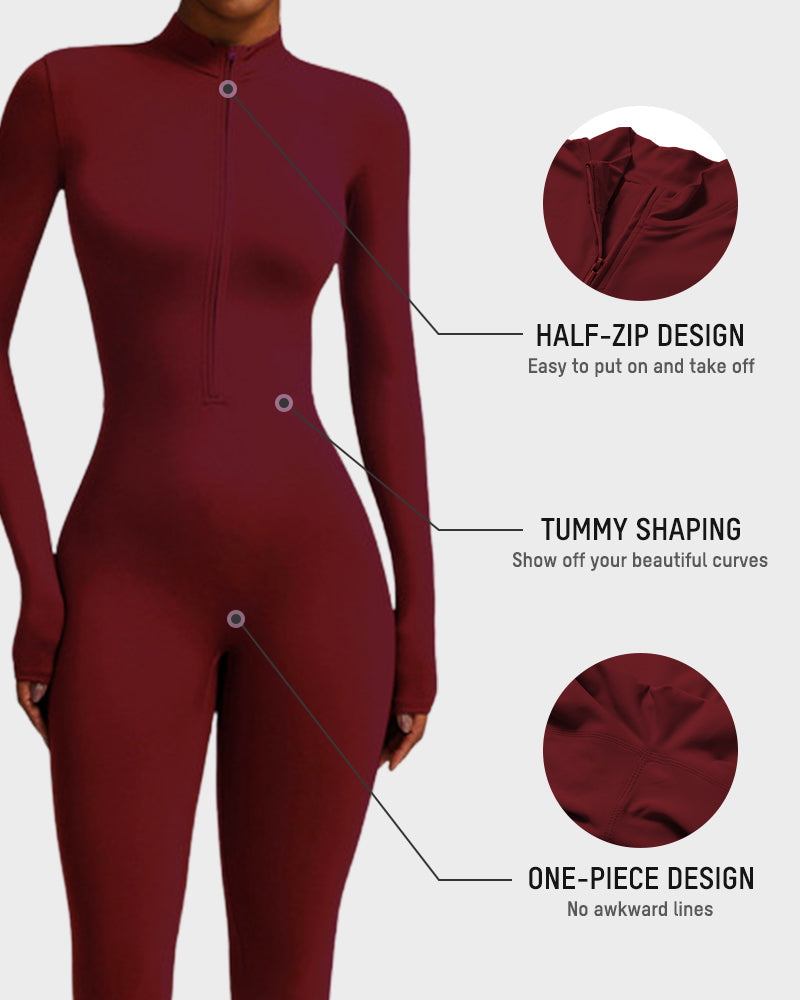 Long sleeve winter training jumpsuit
