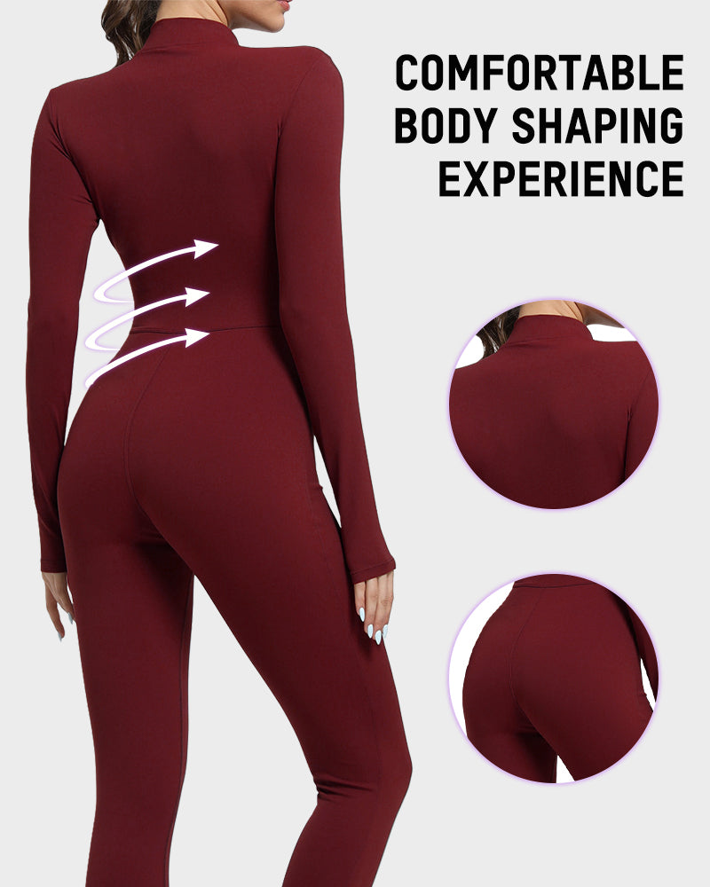 Long sleeve winter training jumpsuit