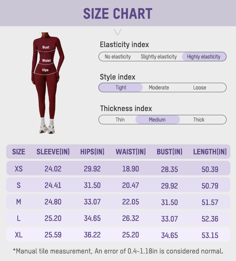 Long sleeve winter training jumpsuit
