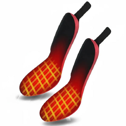 Rechargeable heated insole, detail view