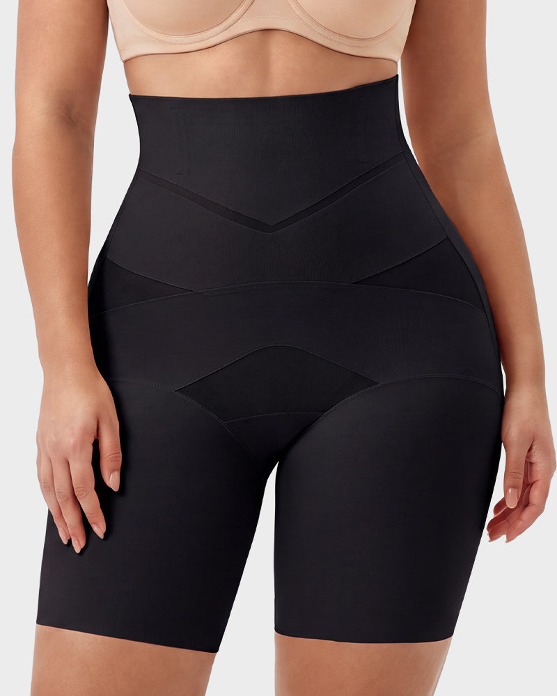 Extra high-waist tummy control shorts
