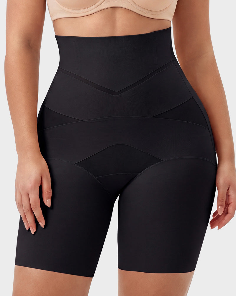 Extra high-waist tummy control shorts