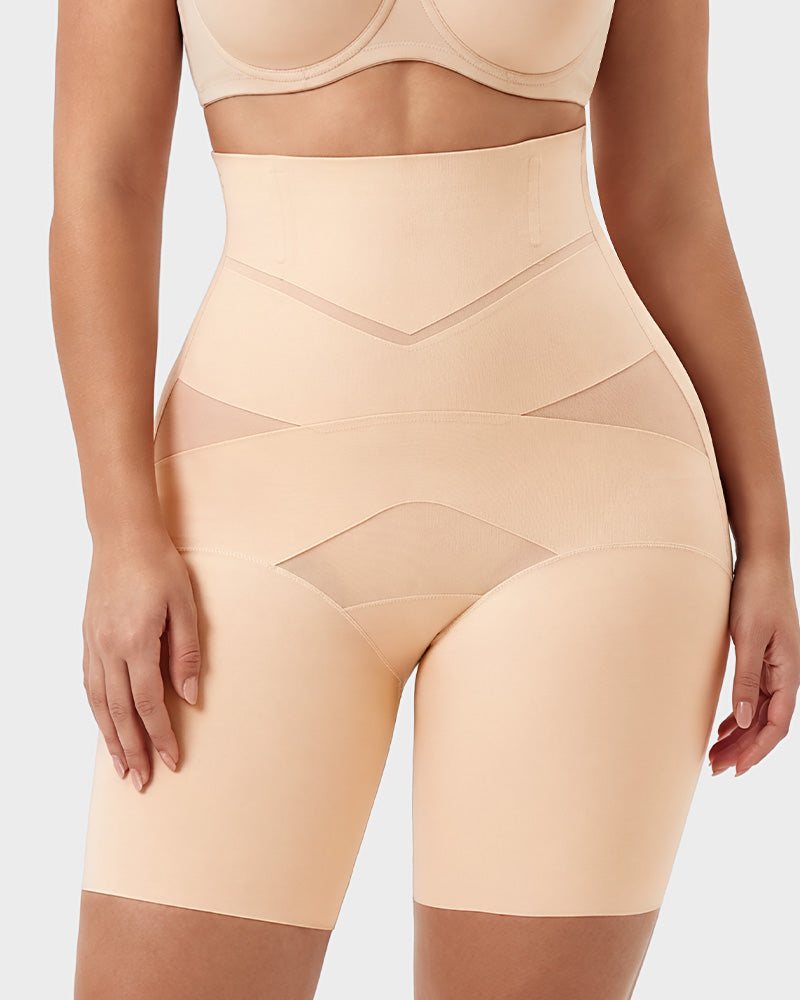 Extra high-waist tummy control shorts