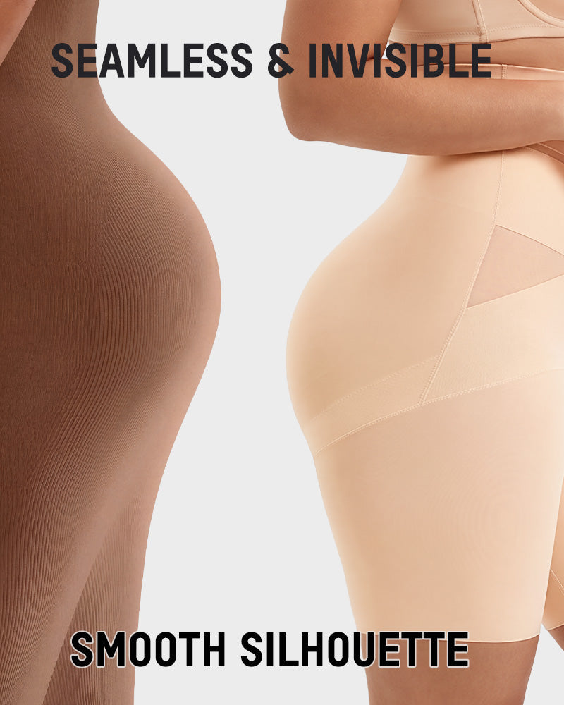 Extra high-waist tummy control shorts