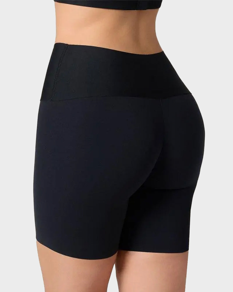High-waist smoothing shorts
