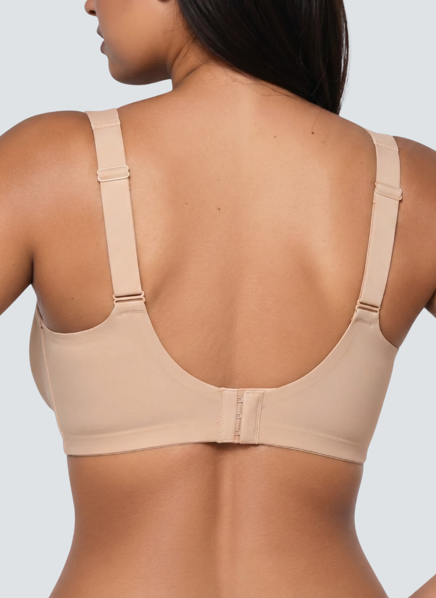 Scalloped V neck wireless bra, additional view