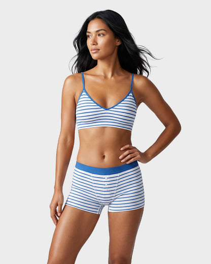 Striped boyshort knickers 5 pack