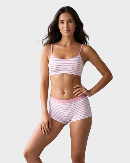 Striped boyshort knickers 5 pack