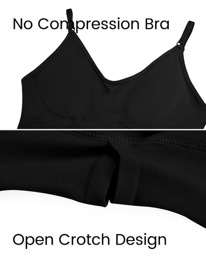 Seamless ribbed shaper bodysuit