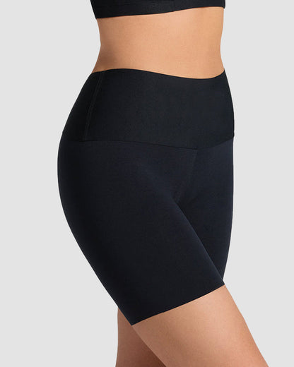High-waist smoothing shorts