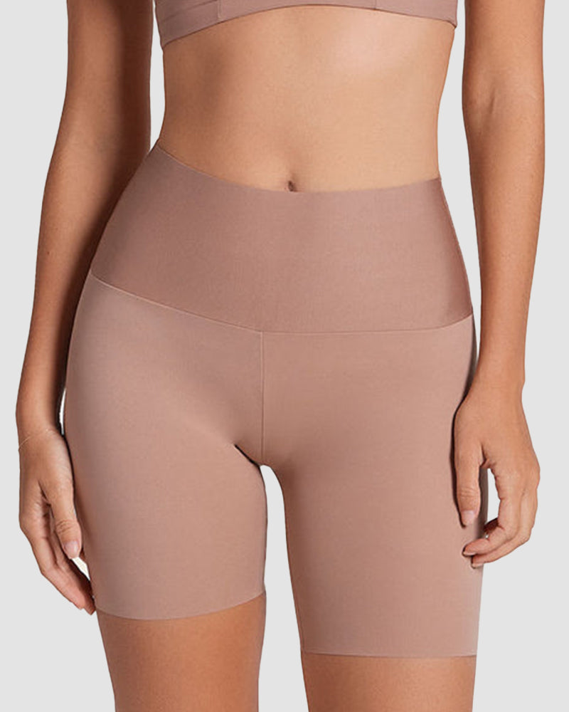 High-waist smoothing shorts