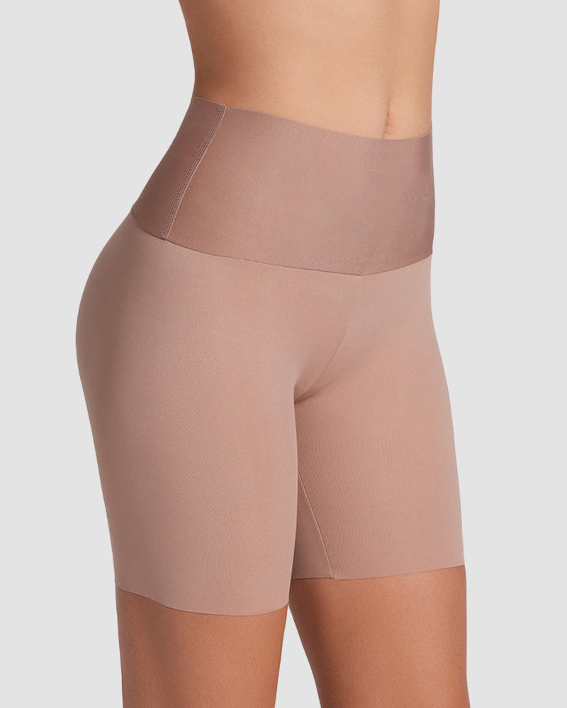 High-waist smoothing shorts