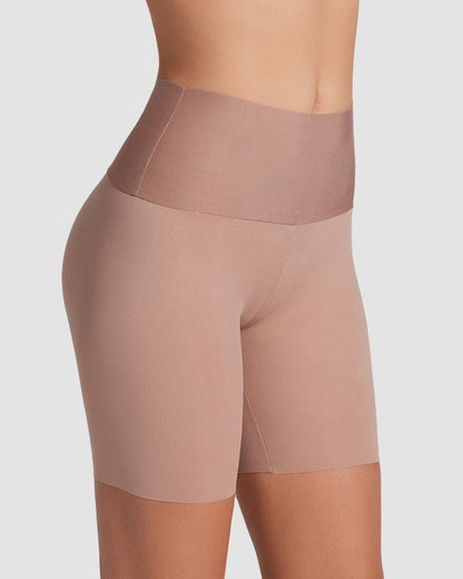 High-waist smoothing shorts