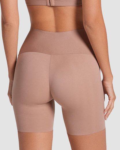 High-waist smoothing shorts