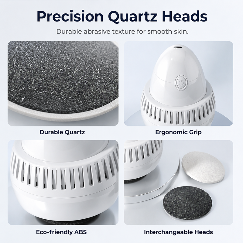 Electric vacuum foot file, product view